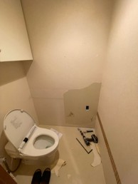 タンクのないすっきりとしたシルエットで広がりを感じる空間に 中野区K様邸 タンクのないすっきりとしたシルエットで広がりを感じる空間に 中野区K様邸